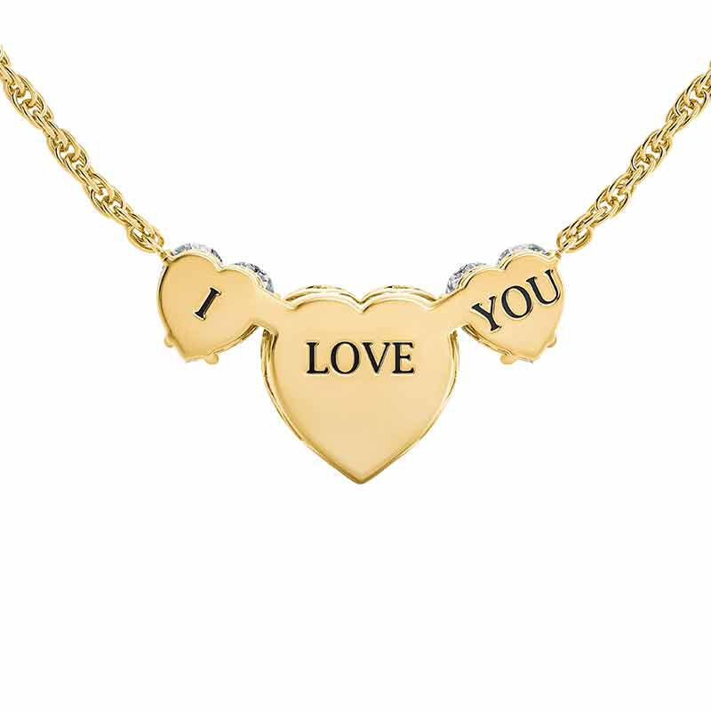 Colar I Love You com brincos a condizer GRÁTIS