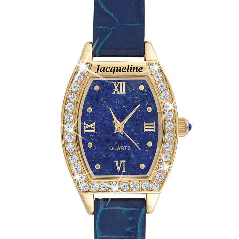 Relógio personalizado Blue Lapis