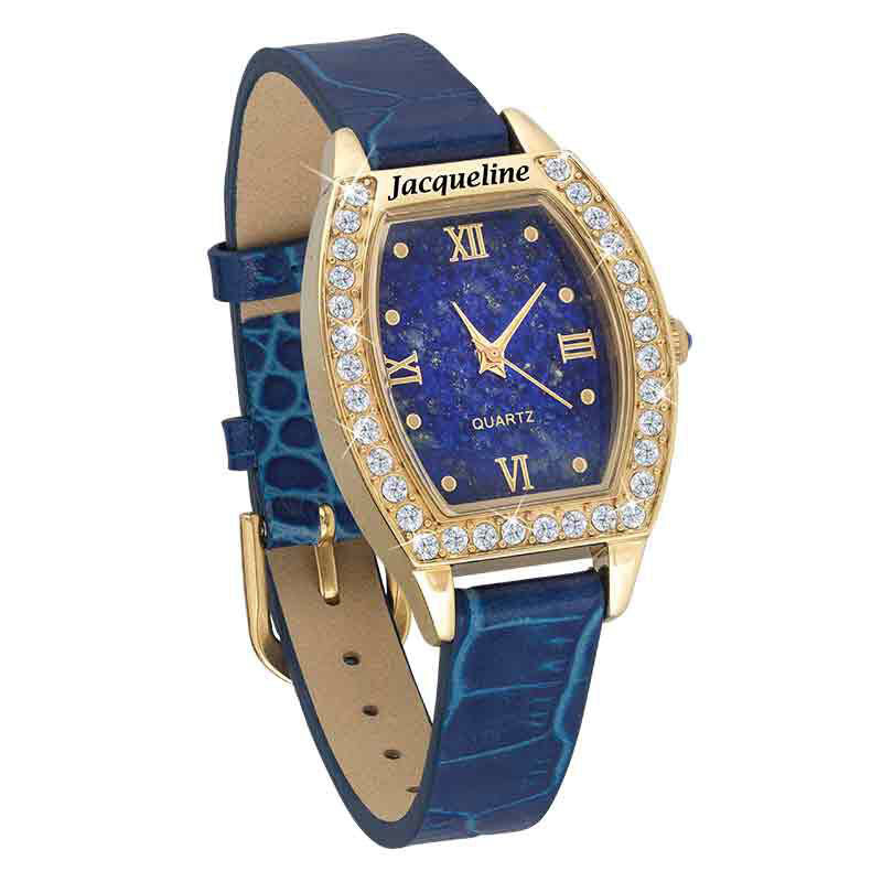 Relógio personalizado Blue Lapis