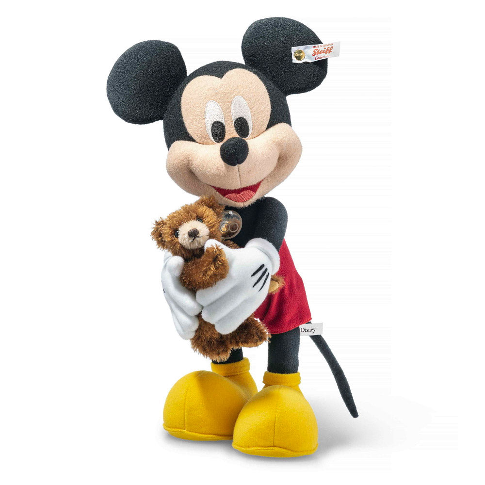 Steiff Disney Mickey Mouse com ursinho de peluche